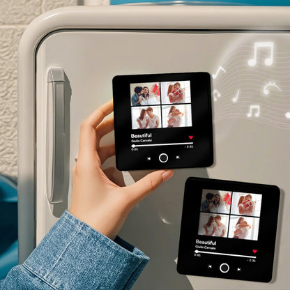 Magnete da frigo personalizzato con musica